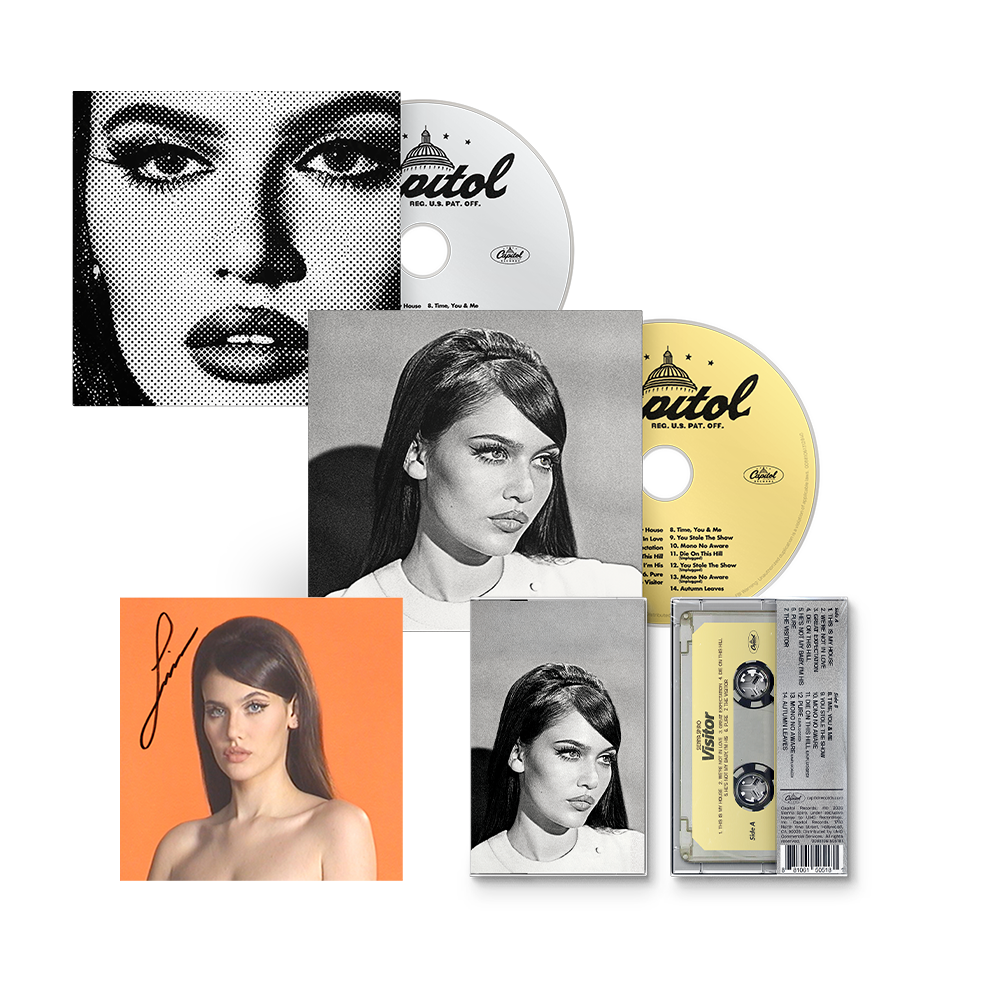 Visitor (Deluxe Unplugged) CD, Alt Cover CD, Cassette + Signed Art Card