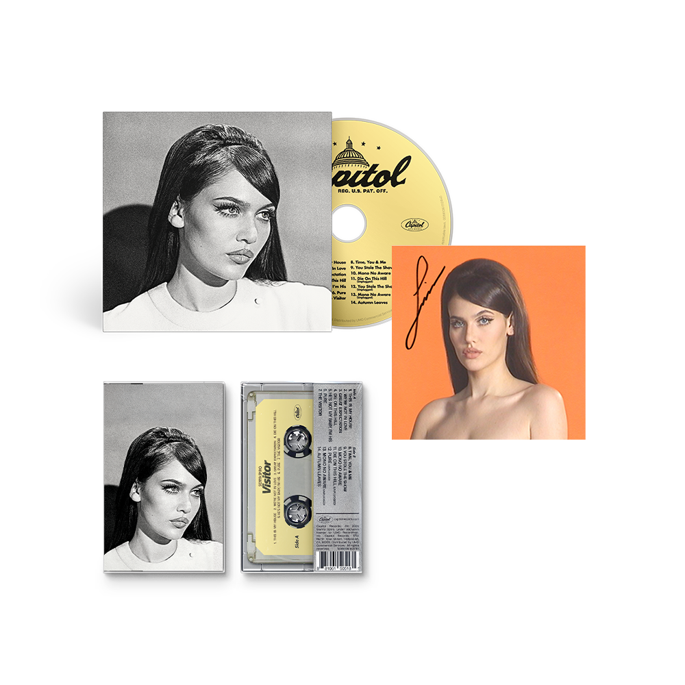 Visitor (Deluxe Unplugged) CD, Cassette + Signed Art Card